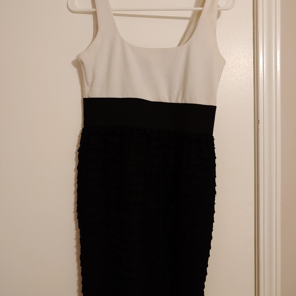 Black and white dress